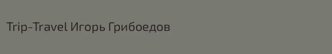 Trip-Travel Игорь Грибоедов